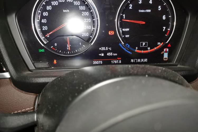 Used BMW X2 2023 sDrive25i M Sport Night Edition Odometer Close Up