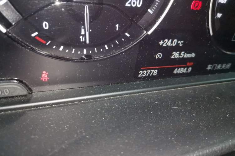 Used BMW X2 2023 sDrive25i M Sport Night Edition Odometer Close Up