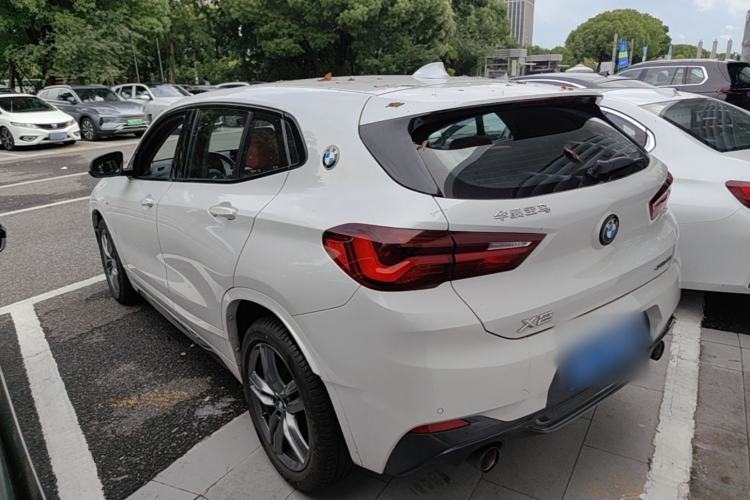 Used BMW X2 2023 sDrive25i M Sport Night Edition Rear Left 45 Deg