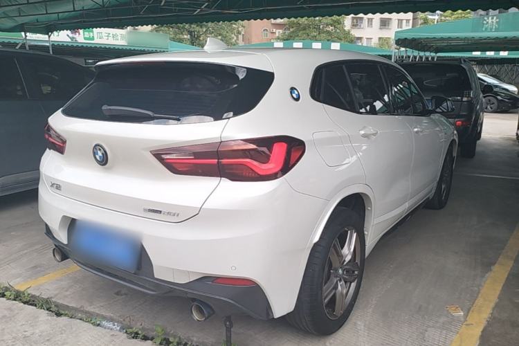 Used BMW X2 2023 sDrive25i M Sport Night Edition Rear Right 45 Deg