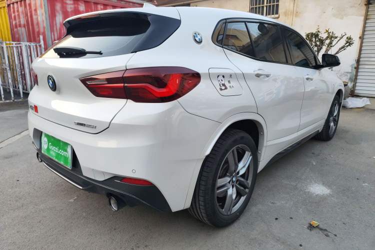 Used BMW X2 2023 sDrive25i M Sport Night Edition Rear Right 45 Deg