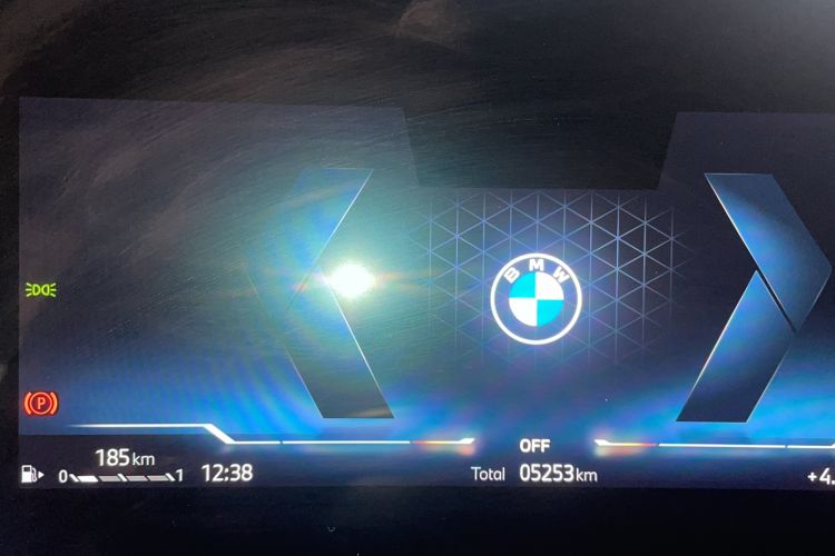 Used BMW X2 2024 sDrive25i M Sport Package Odometer Close Up