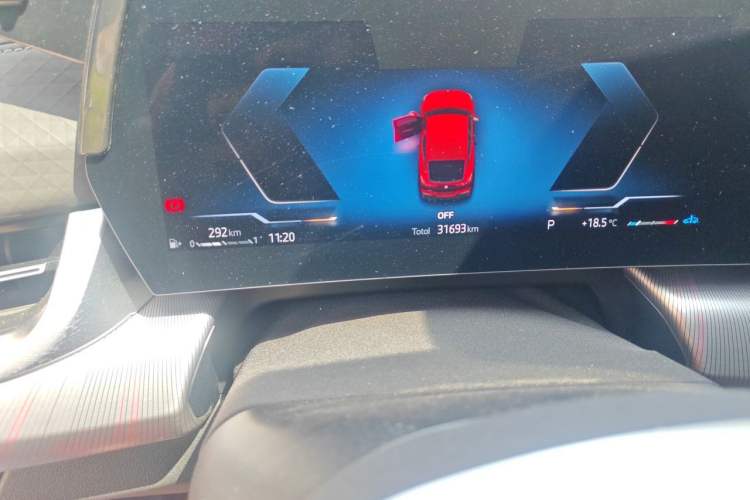 Used BMW X2 2024 sDrive25i M Sport Package Odometer Close Up