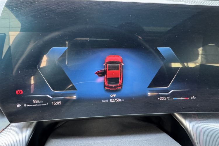 Used BMW X2 2024 sDrive25i M Sport Package Odometer Close Up