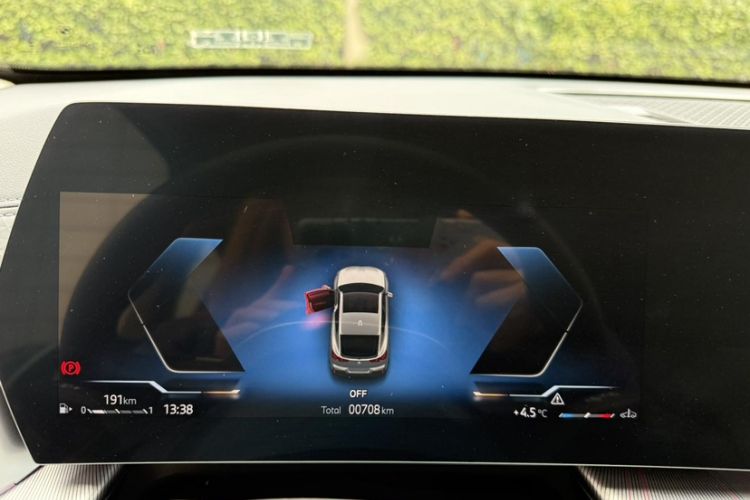 Used BMW X2 2024 sDrive25i M Sport Package Odometer Close Up