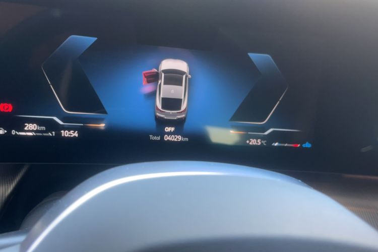 Used BMW X2 2024 sDrive25i M Sport Package Odometer Close Up