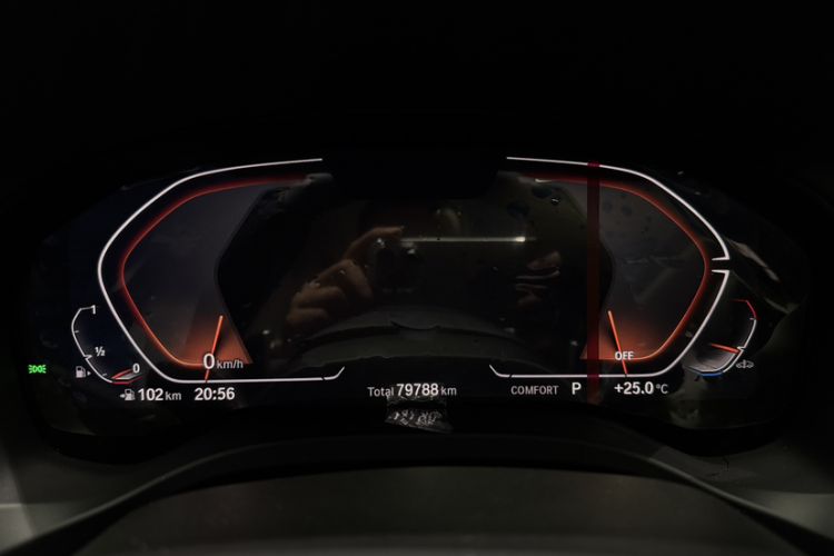 Used BMW X3 2023 xDrive30i Leading Model M Night Edition Package Odometer Close Up