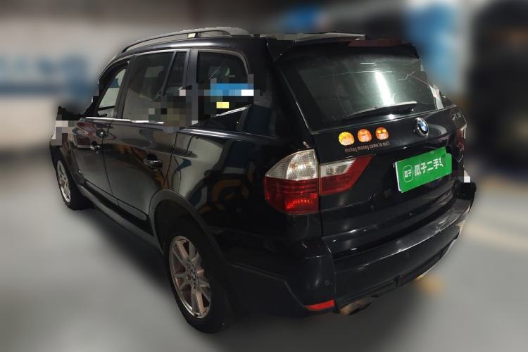 Used BMW X3 2008 xDrive25i Luxury Model Rear Left 45 Deg