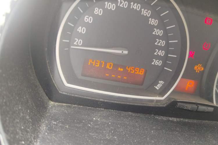Used BMW X3 2008 xDrive25i Leading Model Odometer Close Up