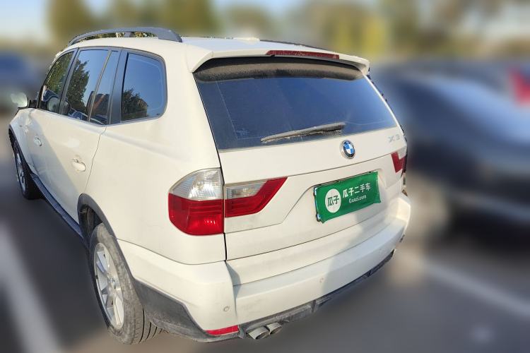 Used BMW X3 2008 xDrive25i Luxury Model Rear Left 45 Deg
