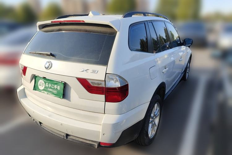 Used BMW X3 2008 xDrive25i Luxury Model Rear Right 45 Deg