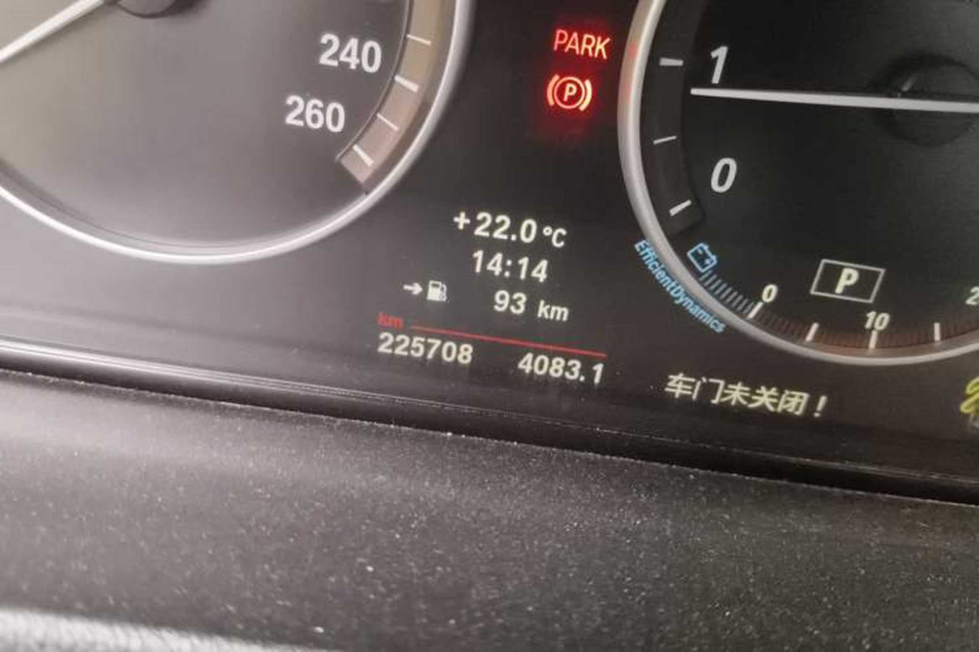 Used BMW X3 2011 xDrive35i Luxury Model Odometer Close Up