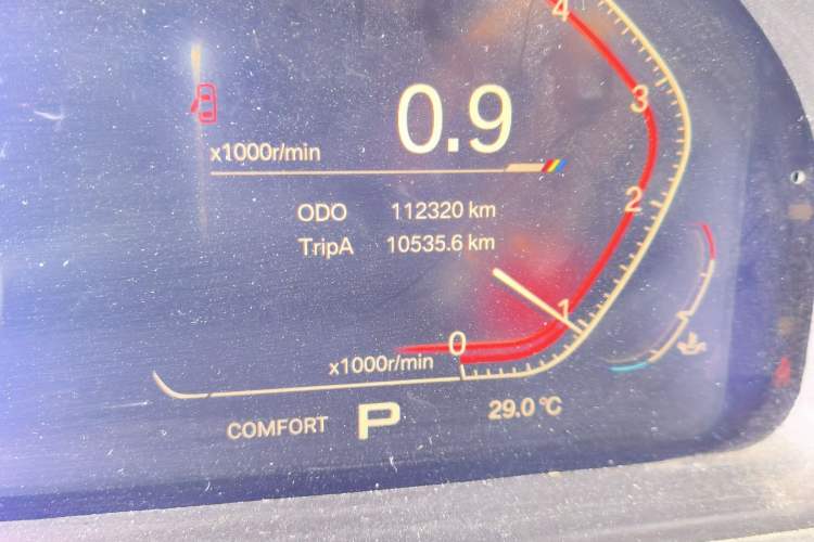 Used BMW X3 2011 xDrive28i Luxury Model Odometer Close Up