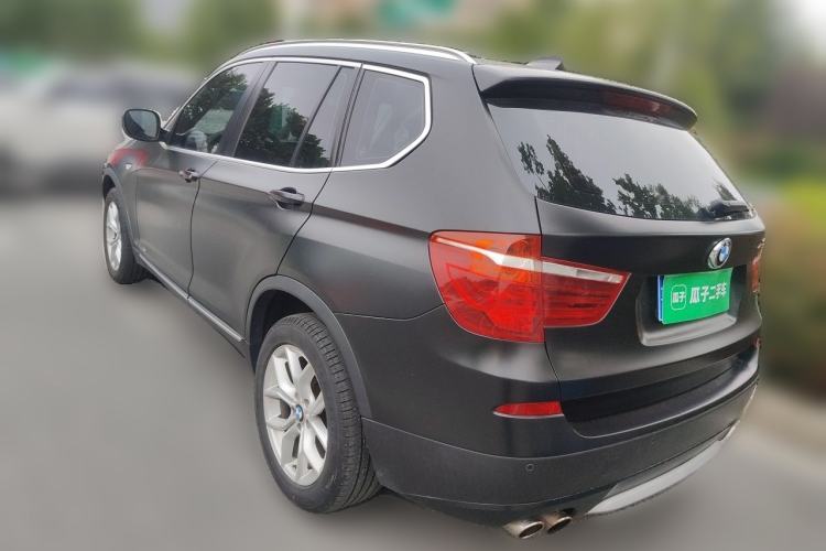 Used BMW X3 2011 xDrive28i Luxury Model Rear Left 45 Deg