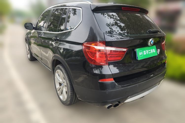 Used BMW X3 2011 xDrive35i Luxury Model Rear Left 45 Deg