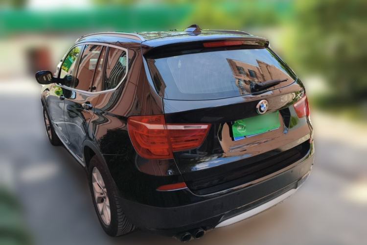 Used BMW X3 2011 xDrive28i Luxury Model Rear Left 45 Deg