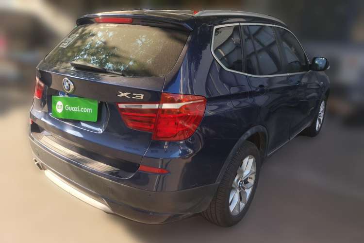 Used BMW X3 2011 xDrive28i Luxury Model Rear Right 45 Deg