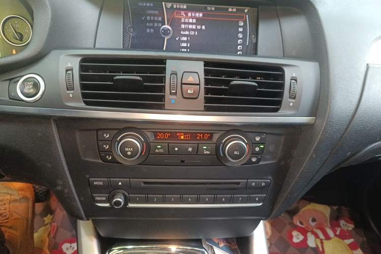 Used BMW X3 2011 xDrive28i Leading Model Audio And AC Panel