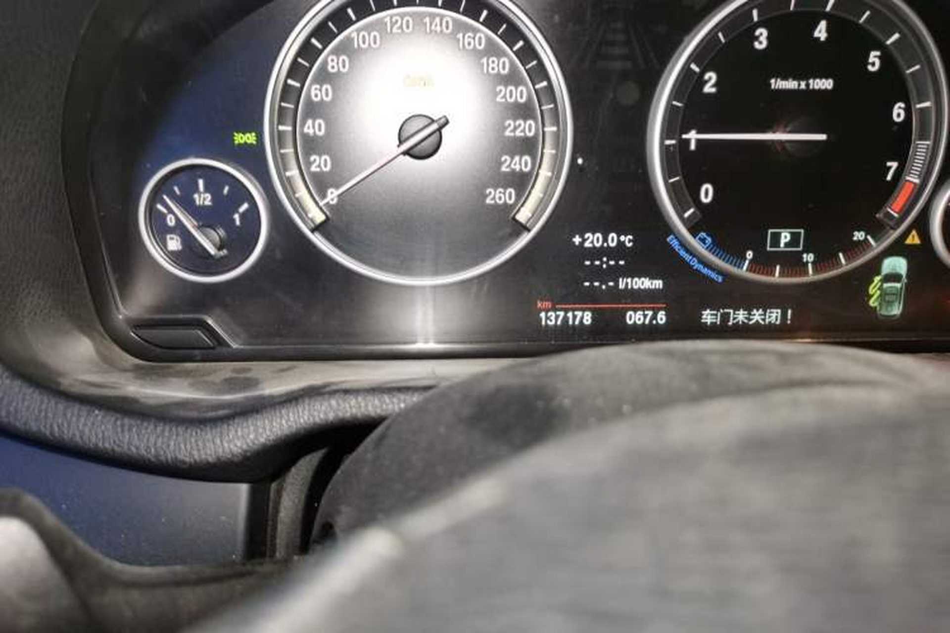 Used BMW X3 2011 xDrive28i Luxury Model Odometer Close Up