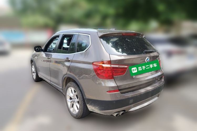 Used BMW X3 2011 xDrive28i Luxury Model Rear Left 45 Deg