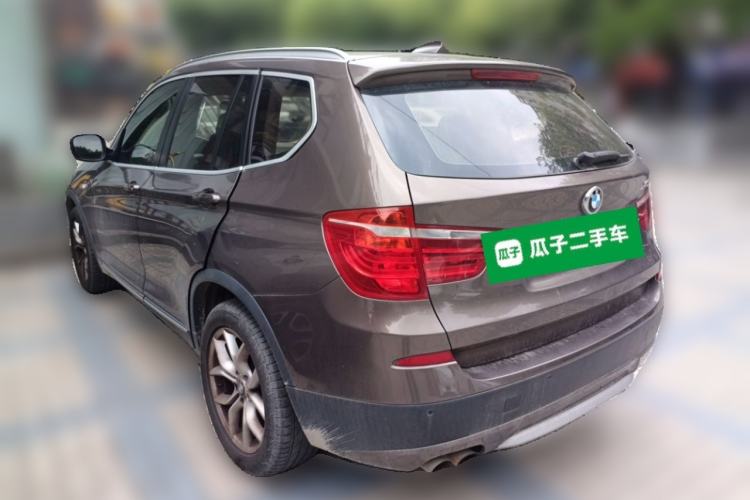 Used BMW X3 2011 xDrive28i Luxury Model Rear Left 45 Deg