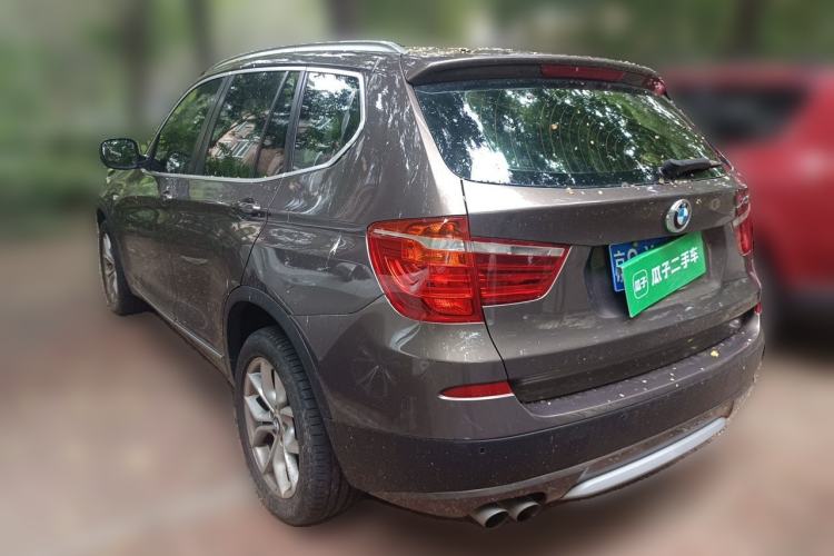 Used BMW X3 2011 xDrive28i Luxury Model Rear Left 45 Deg