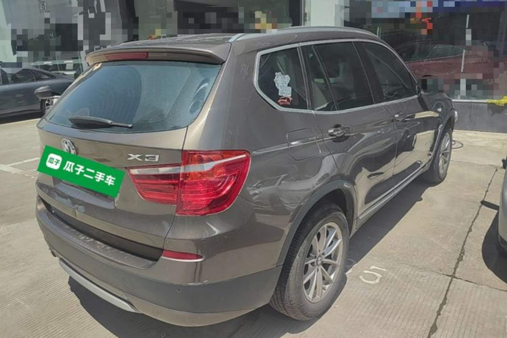 Used BMW X3 2011 xDrive28i Luxury Model Rear Right 45 Deg