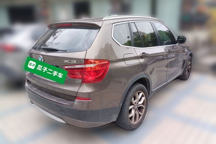 Used BMW X3 2011 xDrive28i Luxury Model Rear Right 45 Deg