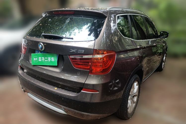 Used BMW X3 2011 xDrive28i Luxury Model Rear Right 45 Deg