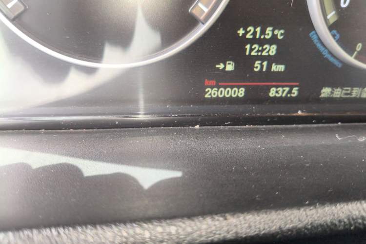 Used BMW X3 2011 xDrive28i Luxury Model Odometer Close Up