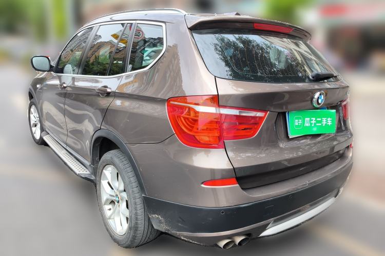 Used BMW X3 2011 xDrive28i Luxury Model Rear Left 45 Deg
