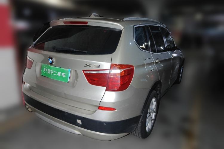 Used BMW X3 2011 xDrive28i Luxury Model Rear Right 45 Deg