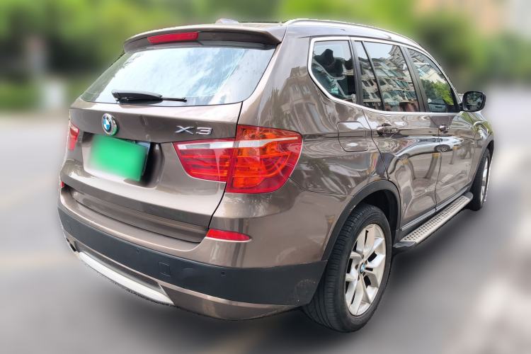 Used BMW X3 2011 xDrive28i Luxury Model Rear Right 45 Deg