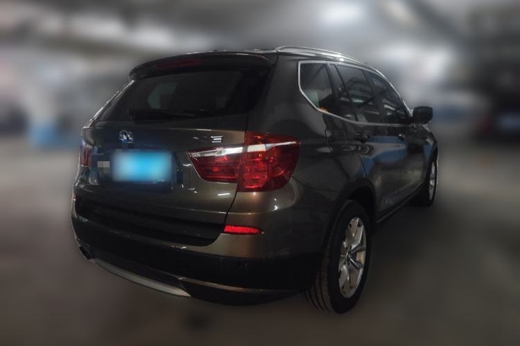 Used BMW X3 2011 xDrive28i Luxury Model Rear Right 45 Deg
