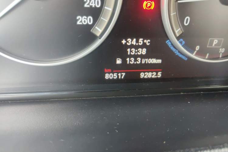 Used BMW X3 2011 xDrive28i Luxury Model Odometer Close Up