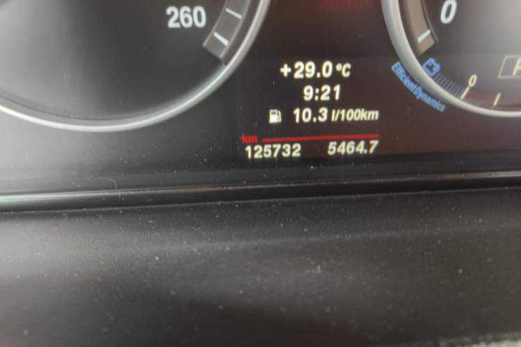 Used BMW X3 2011 xDrive28i Luxury Model Odometer Close Up