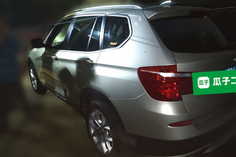Used BMW X3 2011 xDrive28i Luxury Model Rear Left 45 Deg