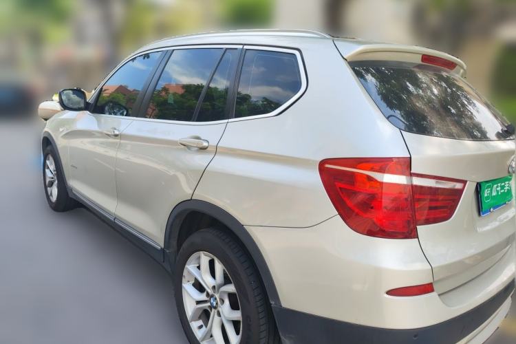 Used BMW X3 2011 xDrive28i Luxury Model Rear Left 45 Deg