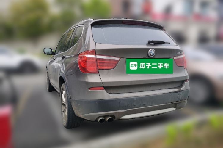 Used BMW X3 2011 xDrive28i Luxury Model Rear Left 45 Deg