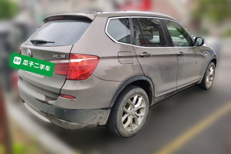 Used BMW X3 2011 xDrive28i Luxury Model Rear Right 45 Deg