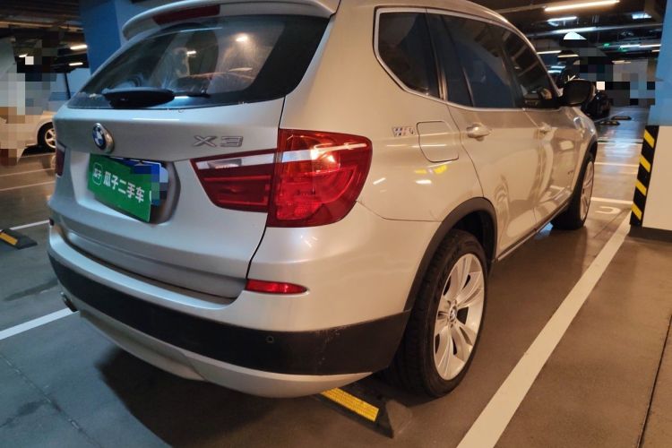 Used BMW X3 2011 xDrive35i Luxury Model Rear Right 45 Deg