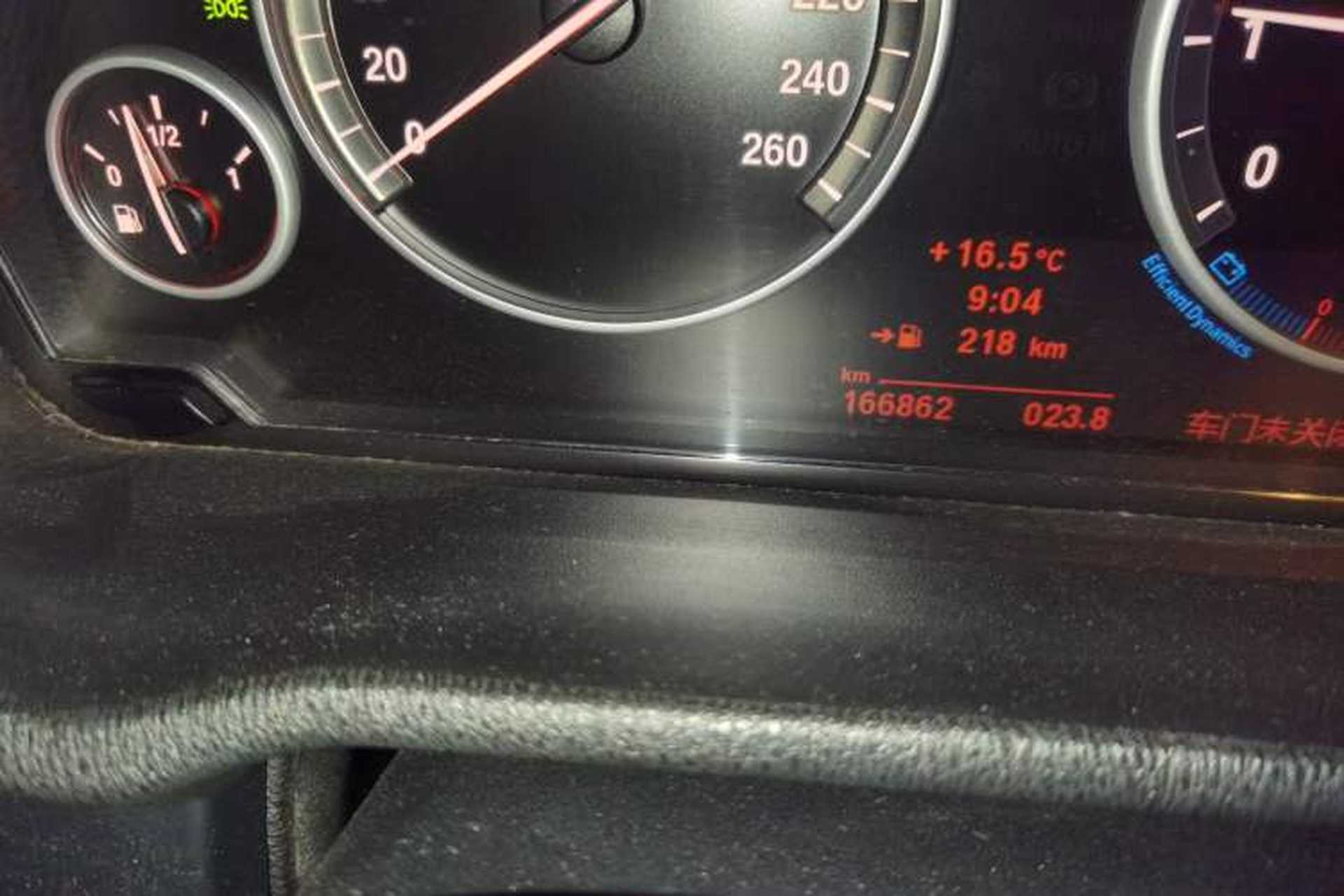 Used BMW X3 2011 xDrive28i Luxury Model Odometer Close Up