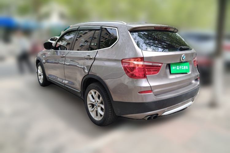 Used BMW X3 2011 xDrive28i Luxury Model Rear Left 45 Deg