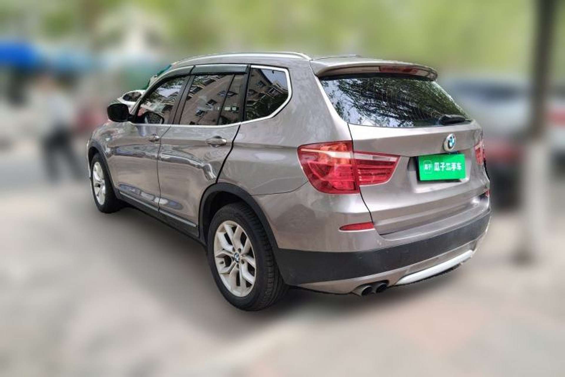Used BMW X3 2011 xDrive28i Luxury Model Rear Left 45 Deg