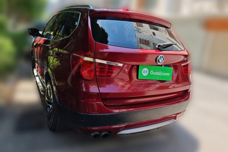 Used BMW X3 2011 xDrive28i Luxury Model Rear Left 45 Deg