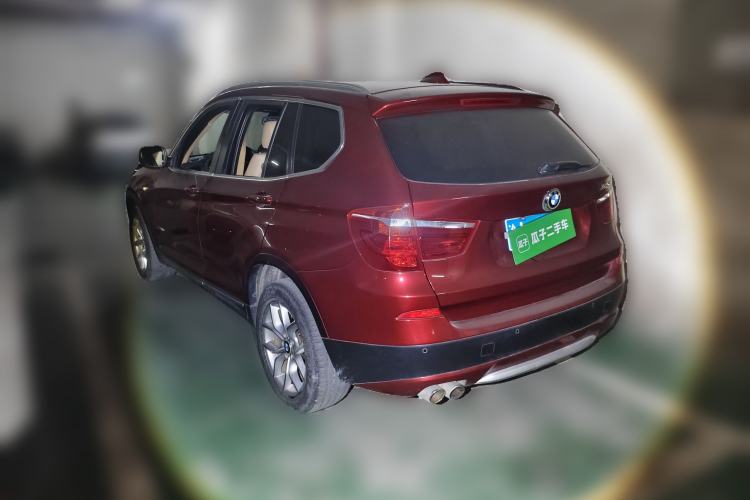 Used BMW X3 2011 xDrive28i Luxury Model Rear Left 45 Deg