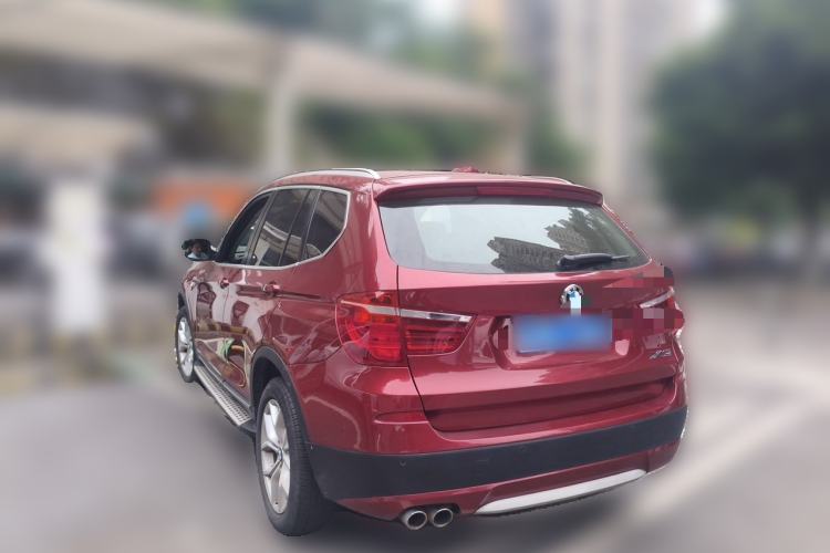 Used BMW X3 2011 xDrive28i Luxury Model Rear Left 45 Deg