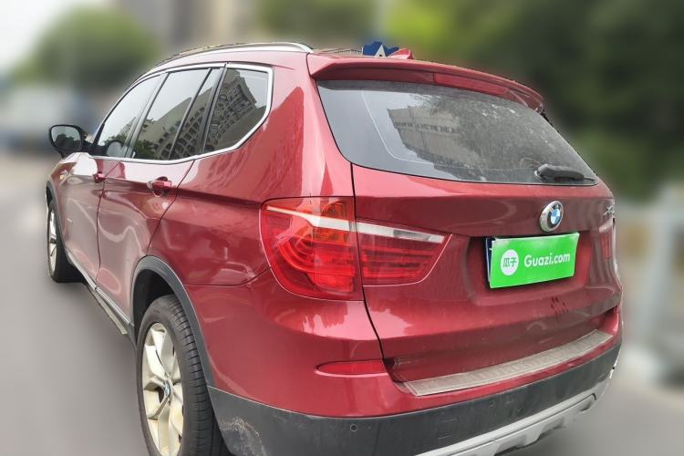 Used BMW X3 2011 xDrive28i Luxury Model Rear Left 45 Deg
