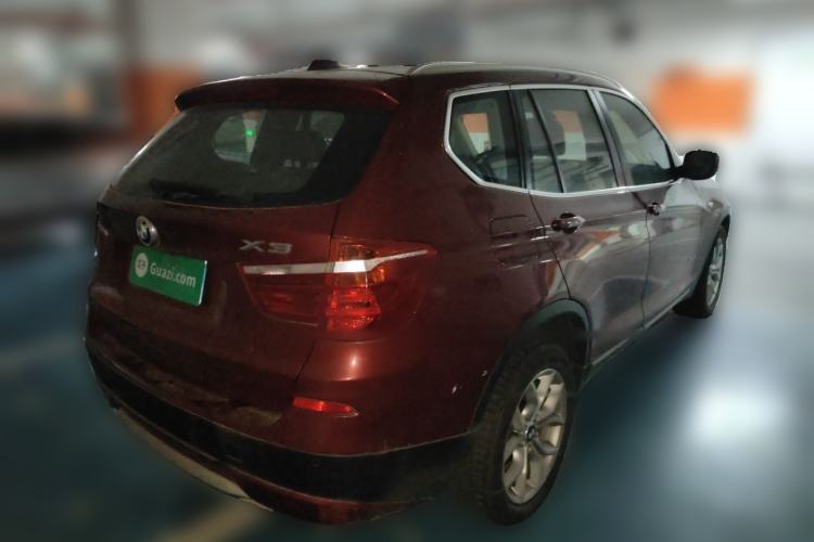 Used BMW X3 2011 xDrive28i Luxury Model Rear Right 45 Deg