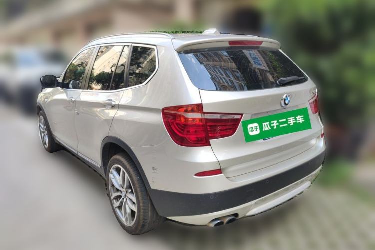Used BMW X3 2011 xDrive35i Luxury Model Rear Left 45 Deg
